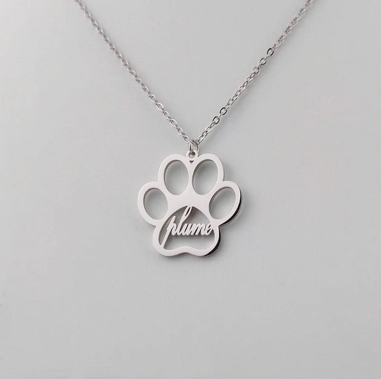 Huella Eterna (Collar de patita personalizado)