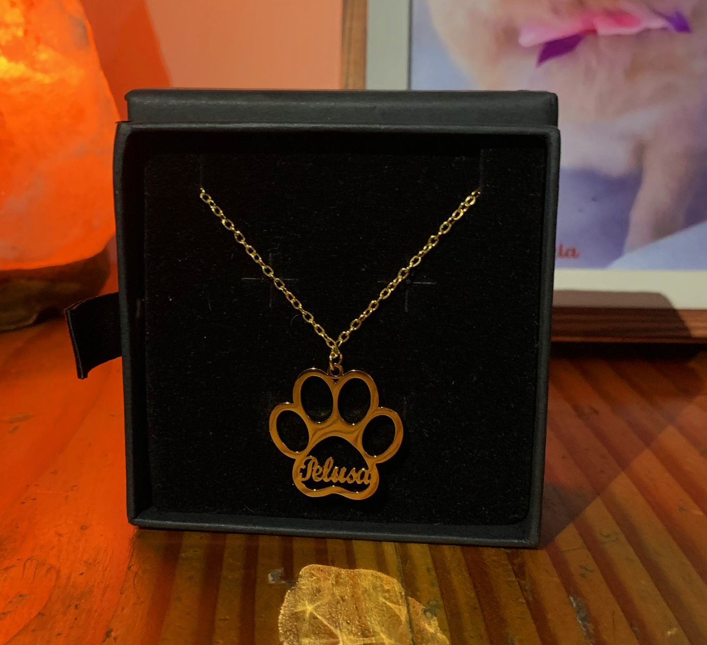 Huella Eterna (Collar de patita personalizado)