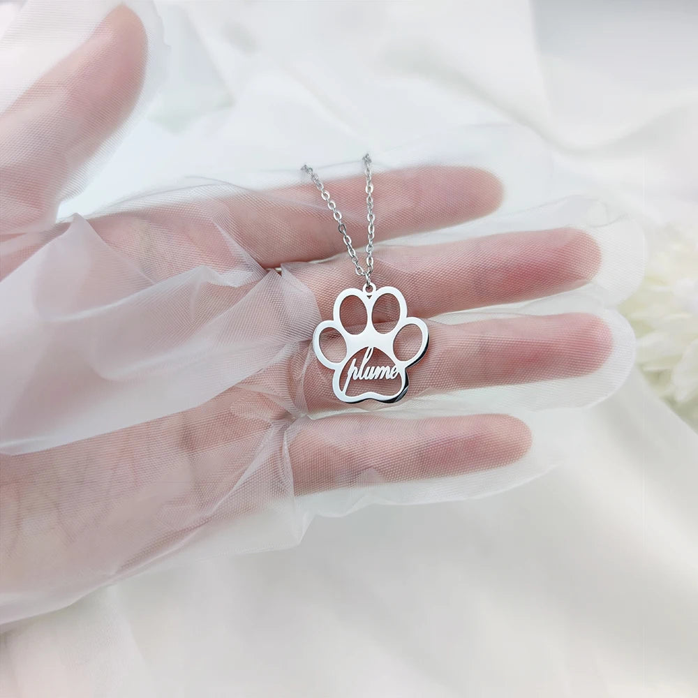 Huella Eterna (Collar de patita personalizado)